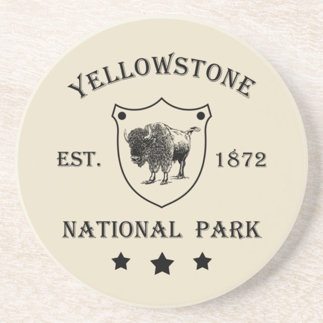 Porta-copos Parque Nacional de Yellowstone (Frente)