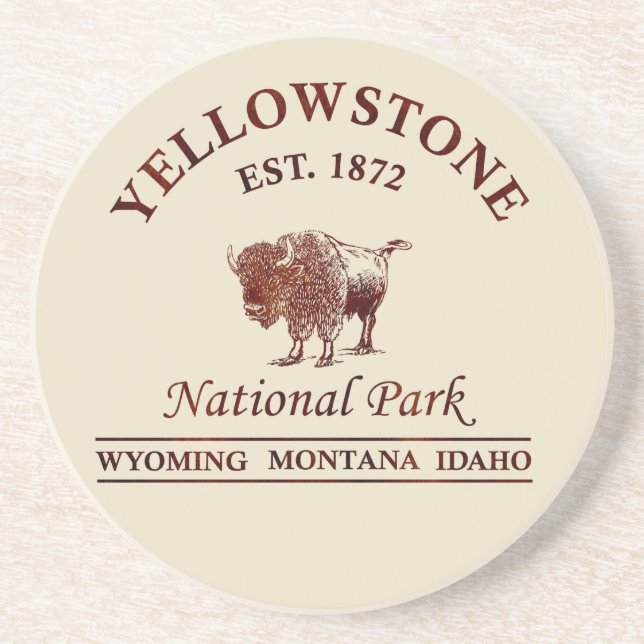 Porta-copos Parque nacional Yellowstone (Frente)
