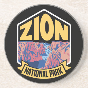 Porta-copos Parque Nacional Zion Utah Retro