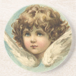 Porta-copos Páscoa do vintage, anjo do Victorian com flores d