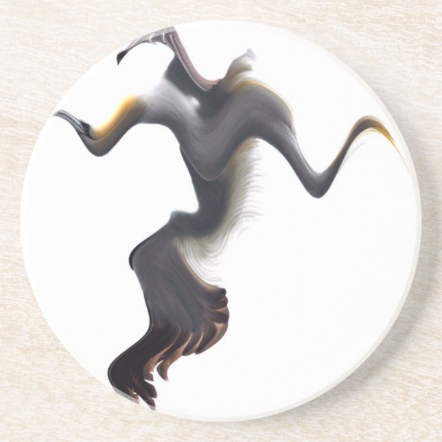 Porta-copos Pássaro do Mar de Abstrato (Frente)