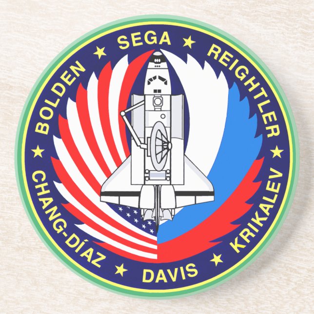 PORTA-COPOS PATCH DE MISSÃO STS-60 (Frente)