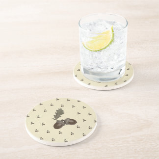 Porta-copos pattern_3_acorn_1 sandstone