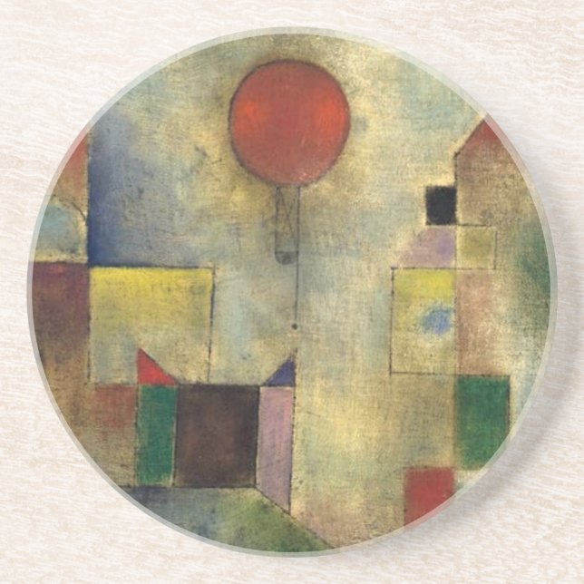 Porta-copos Paul Klee Red Balloon (Frente)
