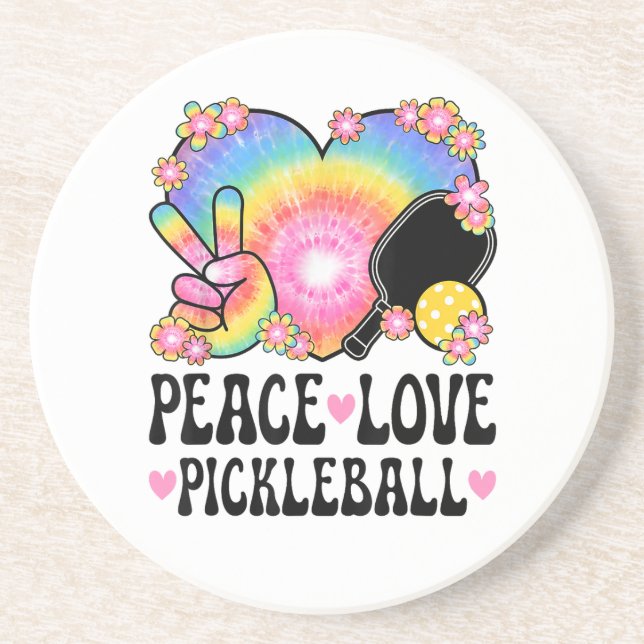 Porta-copos Paz Amor Pickleball (Frente)