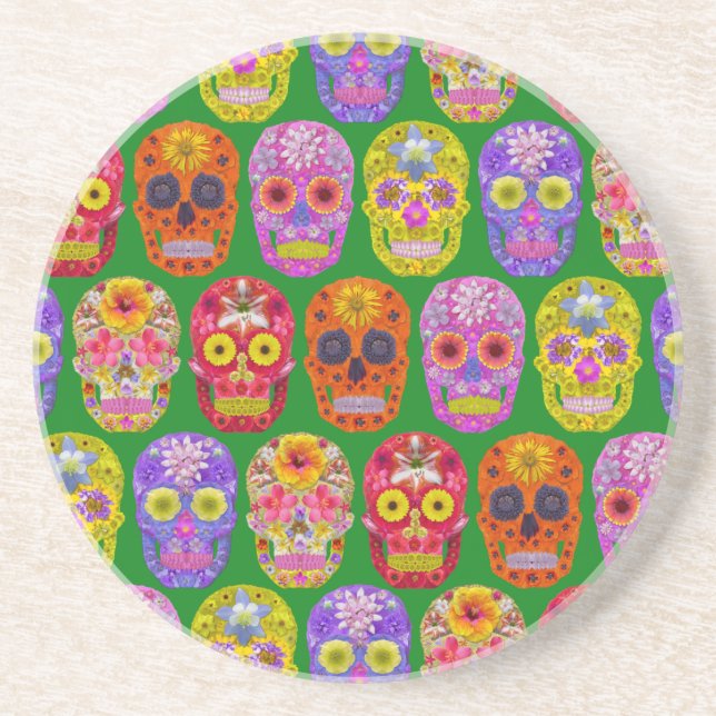 Porta-copos Peles De Flor Padrão Sem Costura 2018 (Frente)