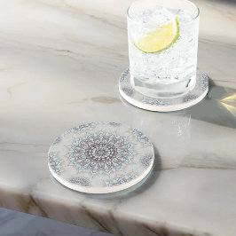 Porta-copos Pequeno floral branco caído para o campo