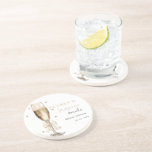 Porta-copos Pérolas & Prosecco Chá de noiva