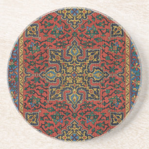 Porta-copos Pérsia Rug Carpet Red Blue Classic