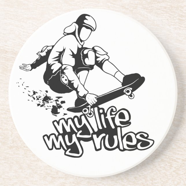 Porta copos personalizada de skate (Frente)