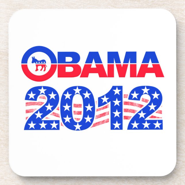 PORTA COPOS personalizada OBAMA 2012 (Frente)