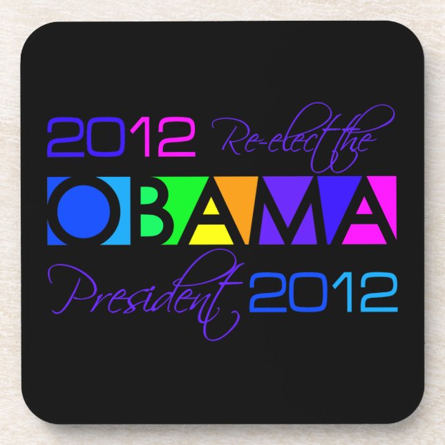 PORTA COPOS personalizada OBAMA 2012 (Frente)
