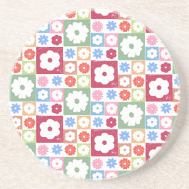 Porta-copos Pétalas em Silêncio 05. Padrão Floral.