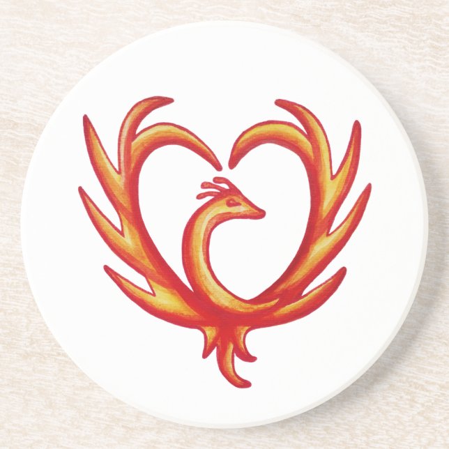 Porta-copos Phoenix Heart (Frente)