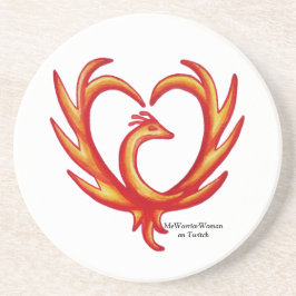 Porta-copos Phoenix Heart, MeWarriorWoman no Twitch