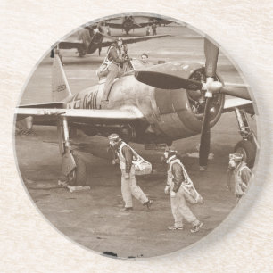 Porta-copos Pilotos de caça que treinam nos raios P-47