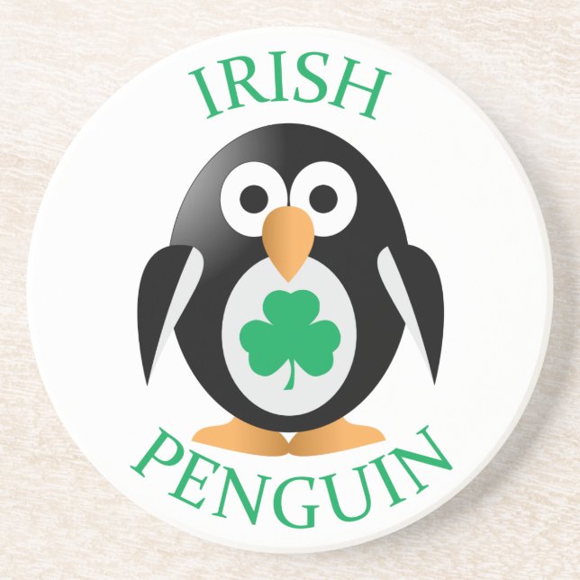 Porta-copos Pinguim irlandês (Frente)