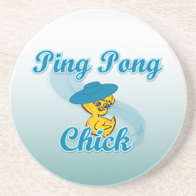 Porta-copos Pintinho Ping Pong Nº 3 (Frente)