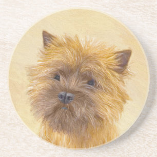 Porta-copos Pintura de Cairn Terrier - Arte de Cachorro Origin