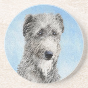 Porta-copos Pintura De Deerhound Escocês - Cachorro Original C