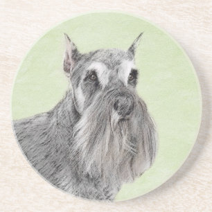 Porta-copos Pintura de Schnauzer (Giant, Standard) - Arte Cani