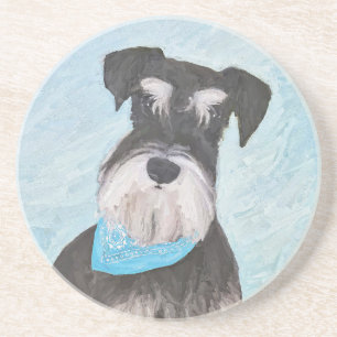 Porta-copos Pintura de Schnauzer (Miniatura) - Cachorro Origin
