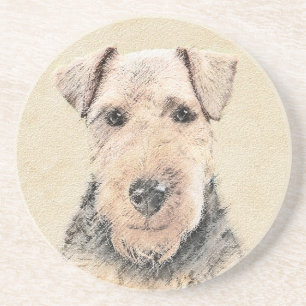 Porta-copos Pintura de Welsh Terrier - Arte de Cachorro Origin