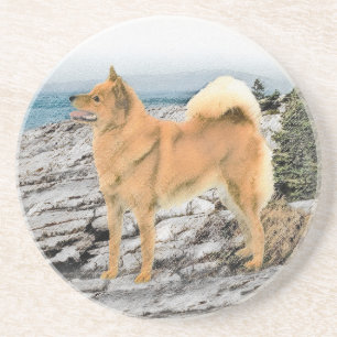 Porta-copos Pintura em Seashore - Arte Canina