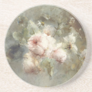 Porta-copos Pintura Floral Vintage 