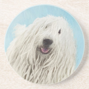 Porta-copos Pintura Komondor - Arte Cachorra Original