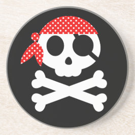 Porta-copos Pirate Skeleton Skull Bandanna