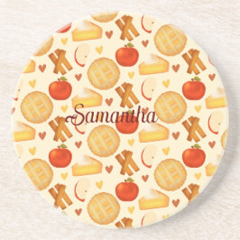 Porta-copos Pizza E Ingredientes De Maçã Fashiada