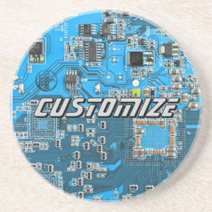 Porta-copos Placa de Circuito PCB Azul Personalizada para Prof