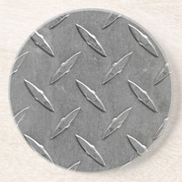 Porta-copos Placa de Diamante de Cinza de Aço