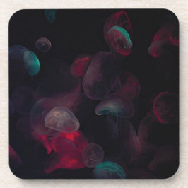 Porta copos plástica de medusas