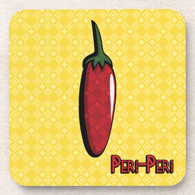 Porta copos Plástica Peri Chili Pepper (Frente)