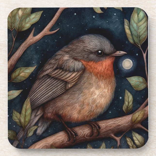 Porta copos Plástico Robin Meia-Noite (Frente)