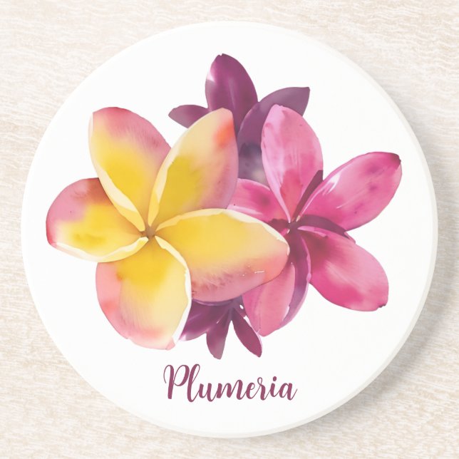 Porta-copos Plumeria (Frente)