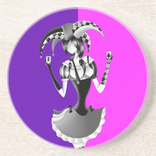 Porta-copos Poker Divertido Jogando Jester