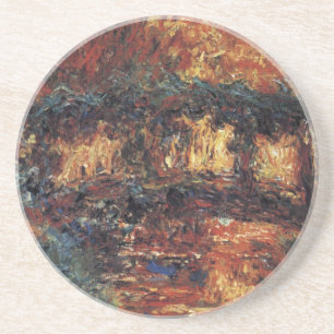 Porta-copos Ponte Japonesa por Claude Monet, Vintage Fine Art
