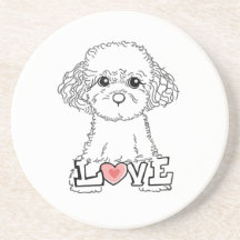 Poodle com Amor