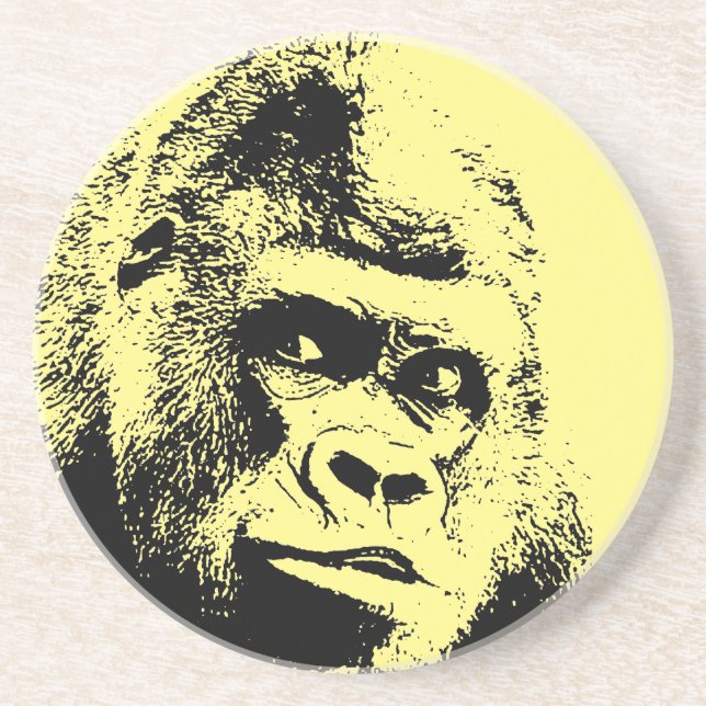 Porta-copos Pop Art Gorilla (Frente)