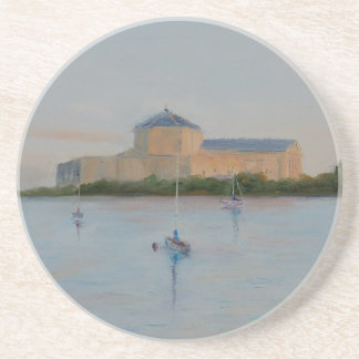 Porta-copos por do sol no shedd