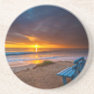 Porta-copos Pôr do sol sobre o Oceano Pacífico