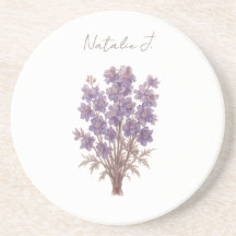 Portal Floral Personalizado com Larkspur