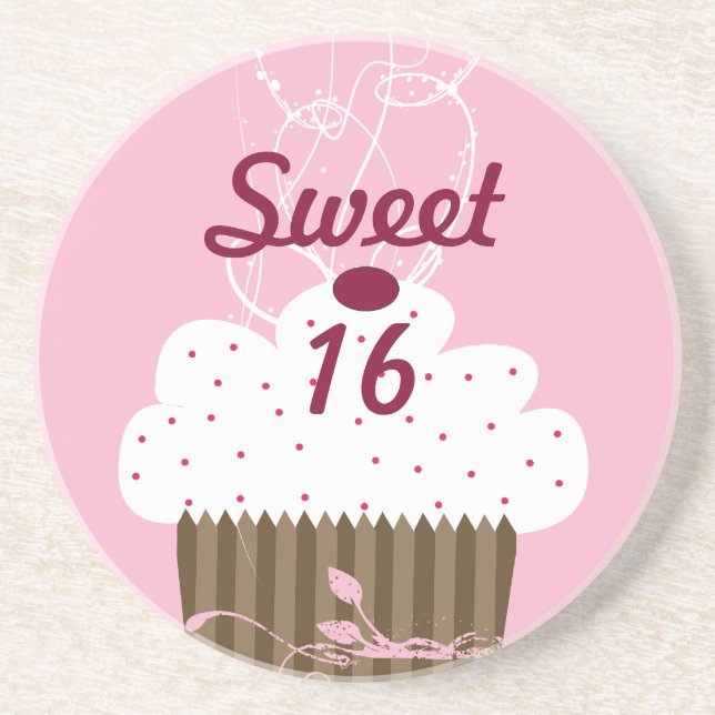 Porta-copos Portas copos Cupcakes 16 doces (Frente)
