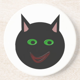 Porta-copos Portas copos de Gato Preto do Halloween