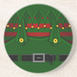 Porta-copos Portas copos de Natal Festivas Elf Bebendo Coaster