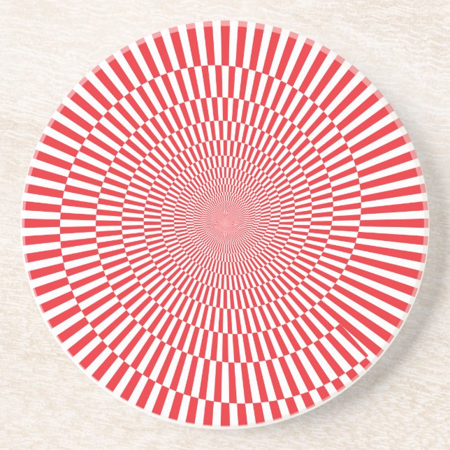Porta-copos Portas copos do Spiral Checkerboard (Frente)