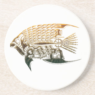 Porta-copos Portas copos dos peixes de Steampunk